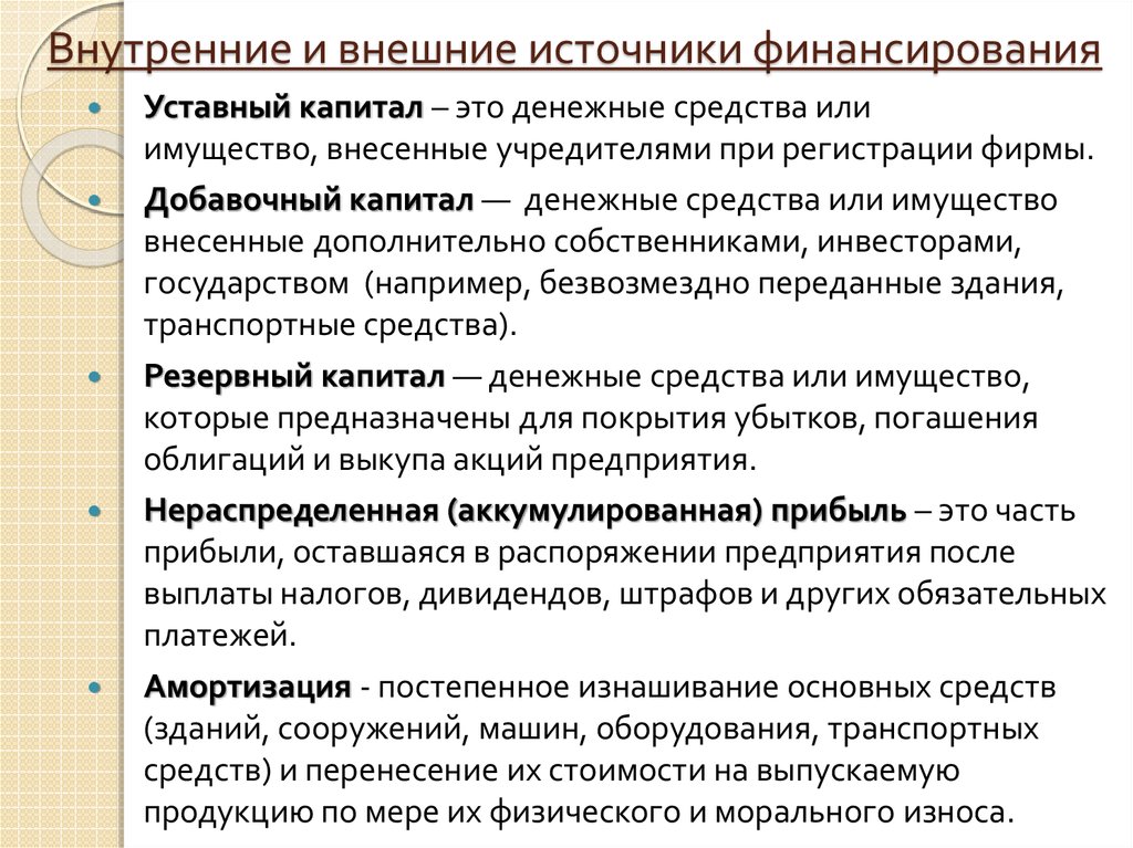 Уставной капитал внесен имуществом. Внутренние и внешние источники финансирования. Внутренние источники финансирования. Внутренние и внешние источники финансирования бизнеса. Внутренние источники финансирования примеры.