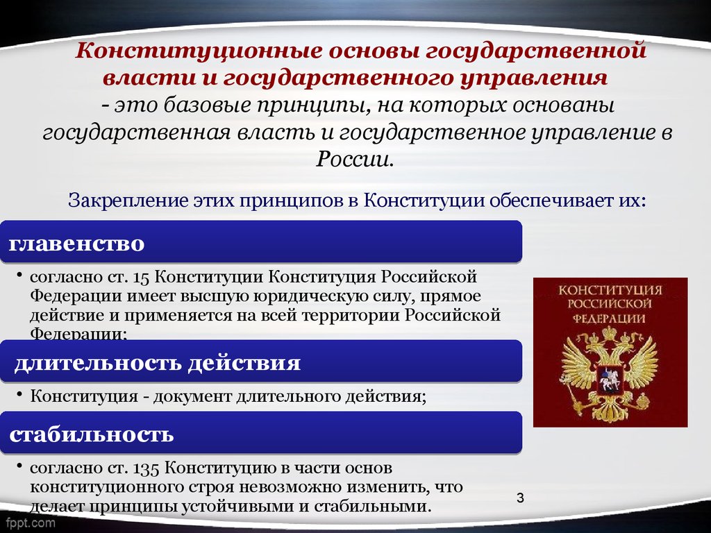 Принципы органов власти. Основы государственной власти РФ. Конституционные основы государственной власти и управления в России.. Конституционные основы государственного управления. Омновгын организации гос власти.