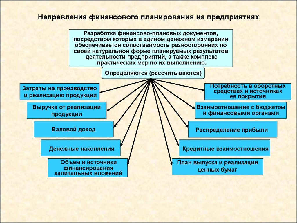 Основные финансовые организации. Финансовое планирование на предприятии. Планирование финансовой деятельности предприятия. Планирование на преджприяти. Основные цели финансового планирования.