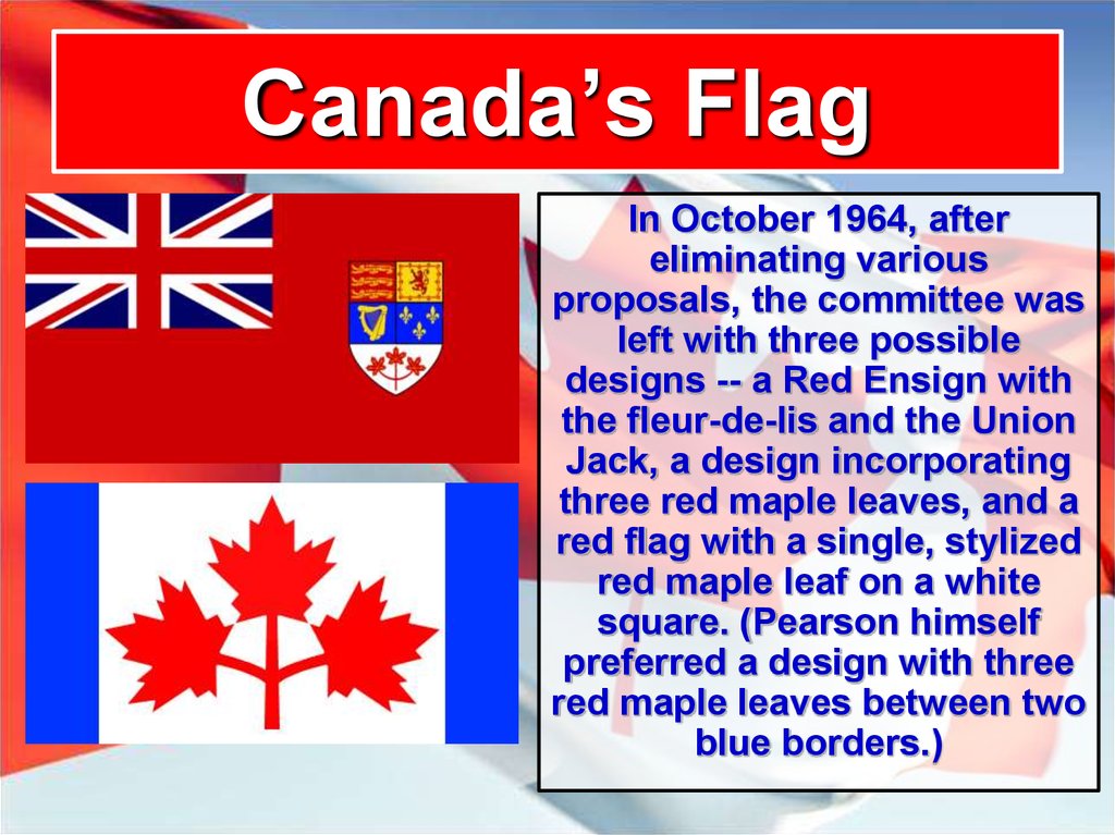 Canada’s Flag