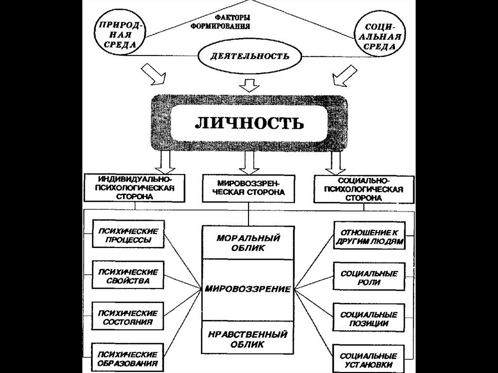 Руководство направления процесса формирования психических