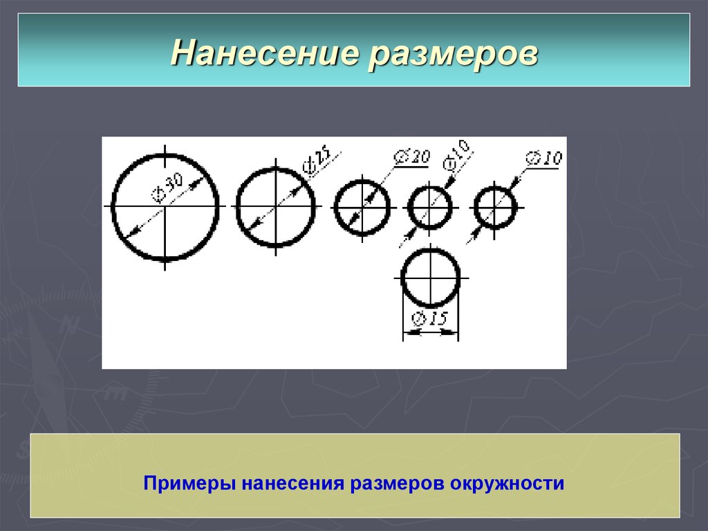 Нанести размеры на фото