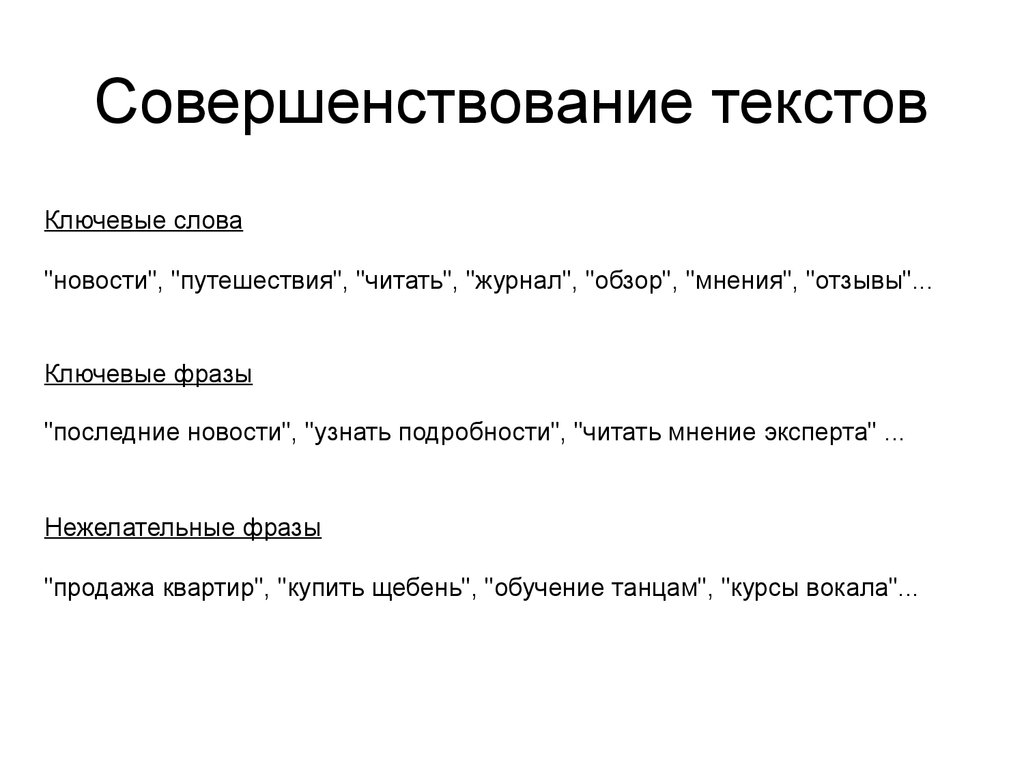 Улучшение текста. Слово улучшение. Оптимизация текста для поисковых систем ключевые слова в тексте. Возможность совершенствовать текст.