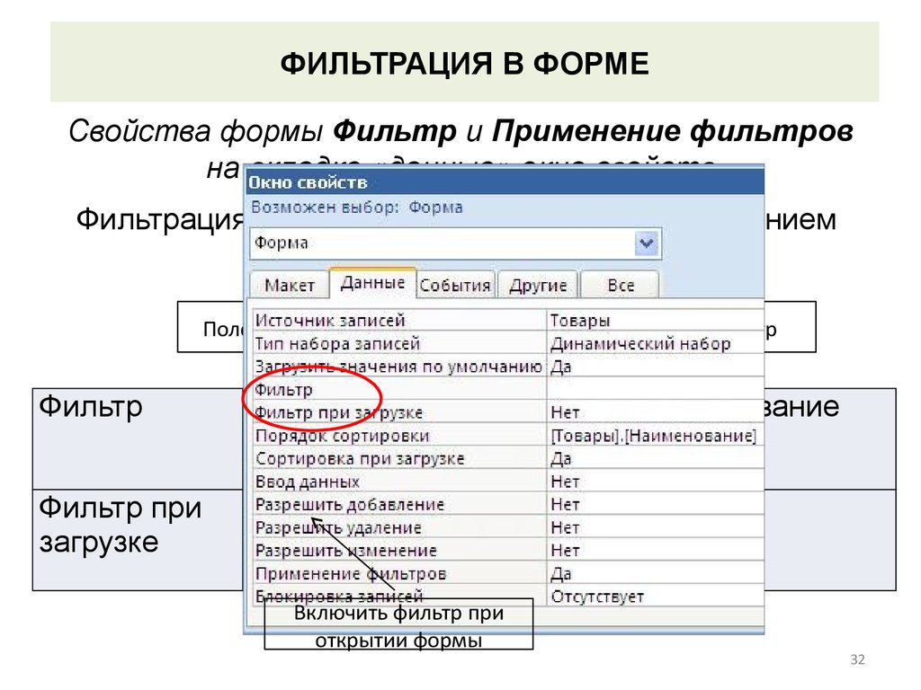 Открытие формы. Фильтр по форме. Access фильтр форма. Фильтрация данных с помощью формы. Фильтр по названию.