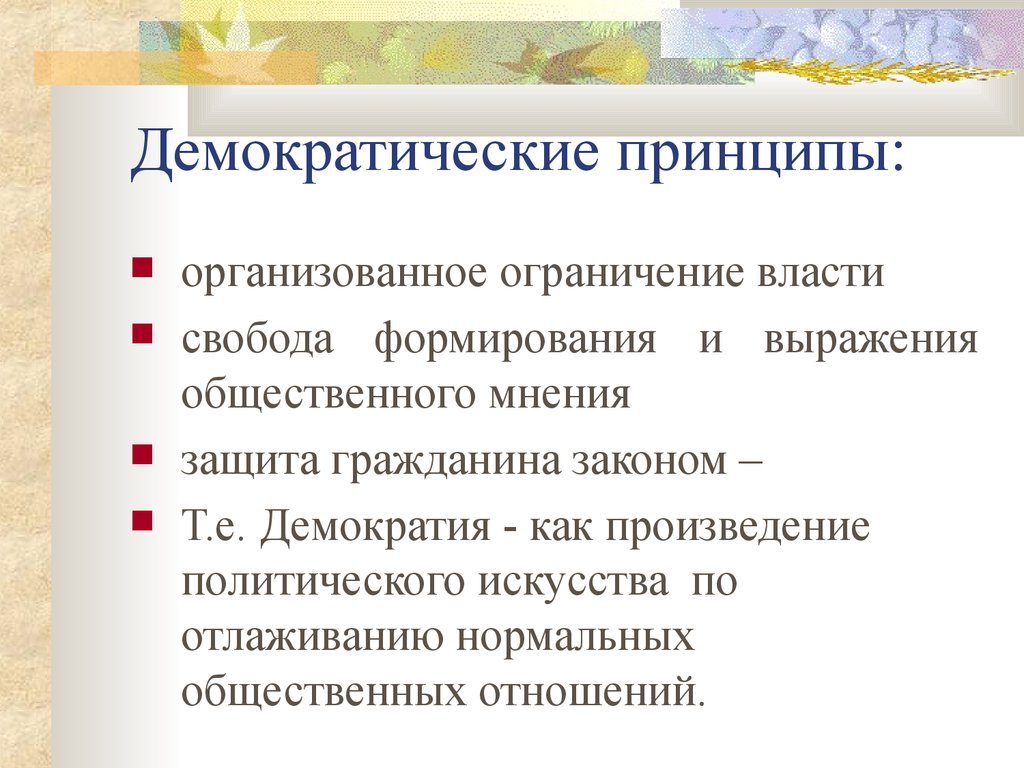 Принципы демократии. Основные принципы демократии. Основные принципы демократизации. Принципы современной демократии.