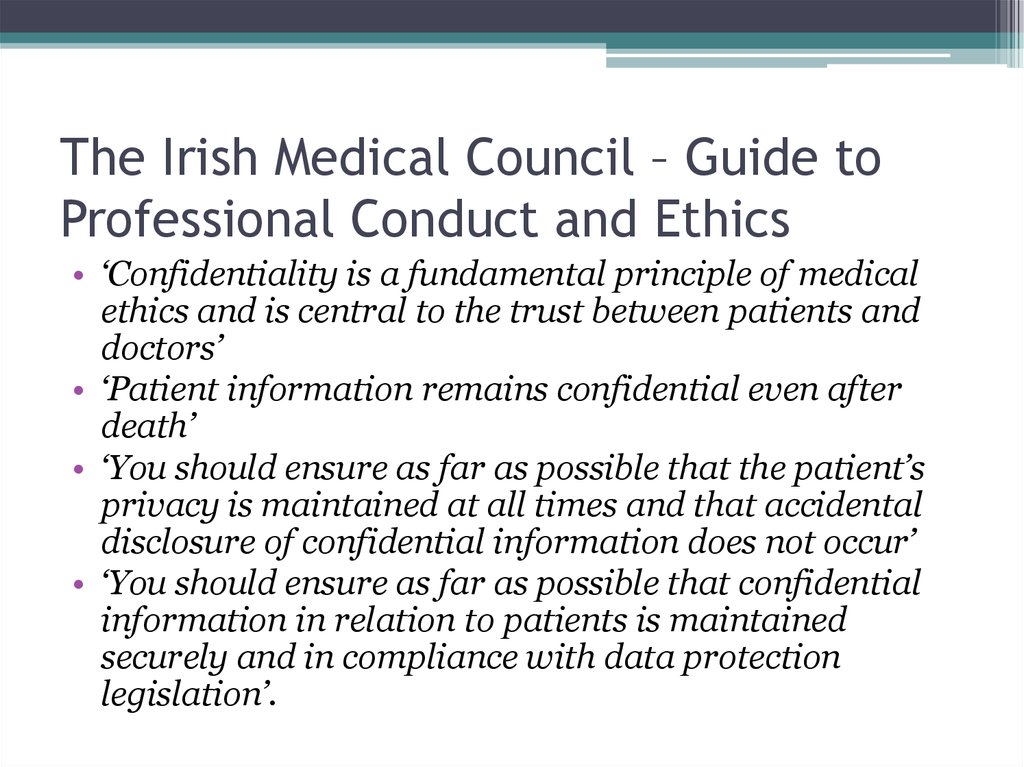Irish medical council
