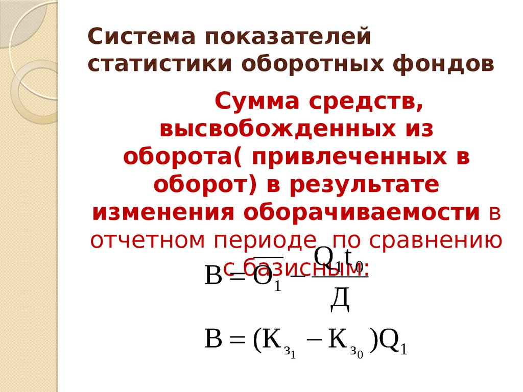 Оборачиваемость материальных оборотных средств