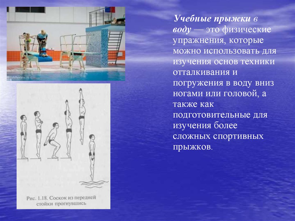 Презентация на тему прыжки в воду