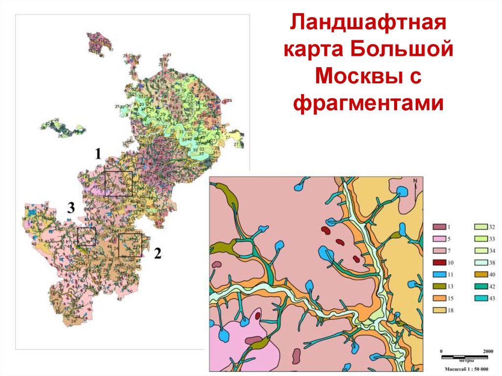 Карта ландшафта москвы