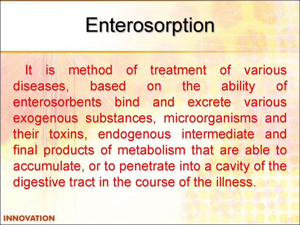 Enterosorption