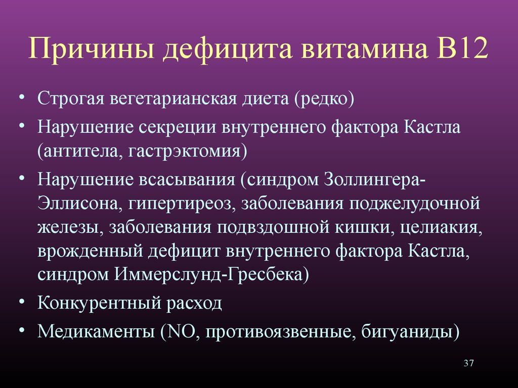 Лечение б 12. Дефицит в12 причины. Причины дефицита витамина в12. Дефицит витамина в12. Причины дефицита в12 в организме.