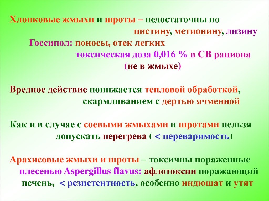 Биологические особенности современные. Механизм действия хлопчатниковые жмыхи и шроты симптомы.