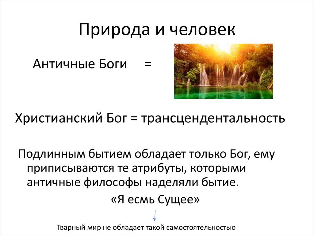 Природа и человек