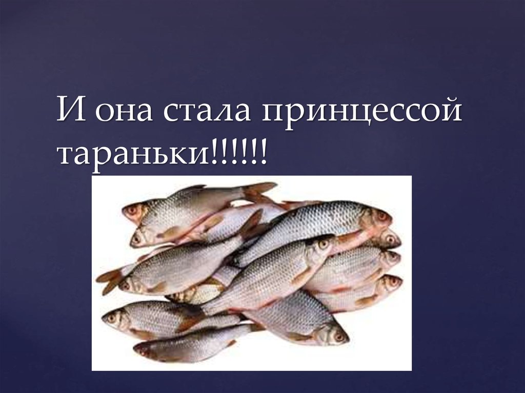 И она стала принцессой тараньки!!!!!!