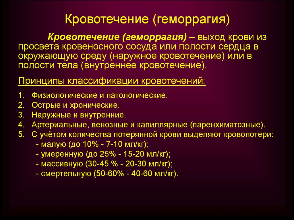 Код кровотечения. Кровотечение или геморрагия. Кровотечения патология.