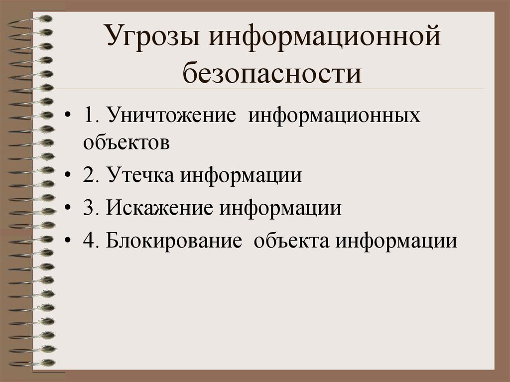 Объекты защиты информации. Основы информационной безопасности. 1. Угрозы информационной безопасности. Угрозы информационной безопасности презентация. Основы информационной безопасности презентация.