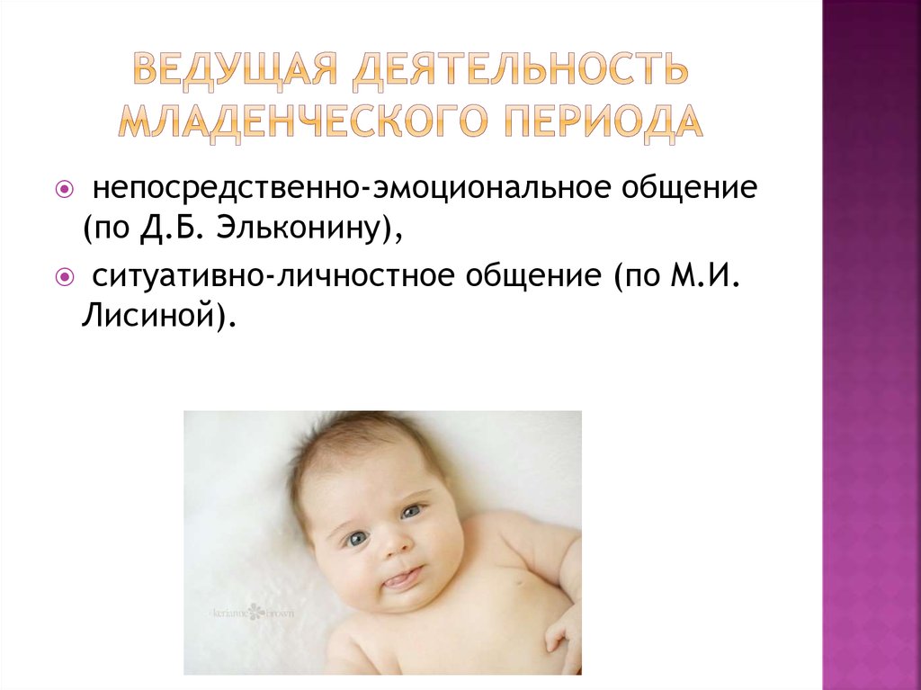 Период новорожденности период младенчества