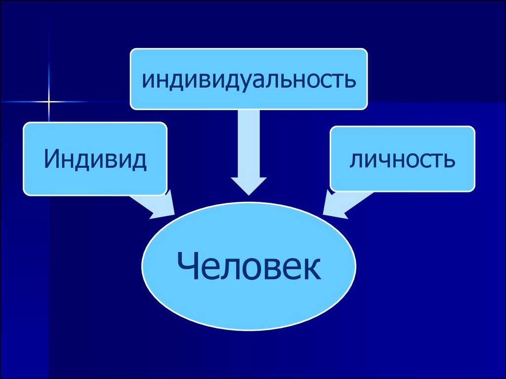 Человек индивид личность проект