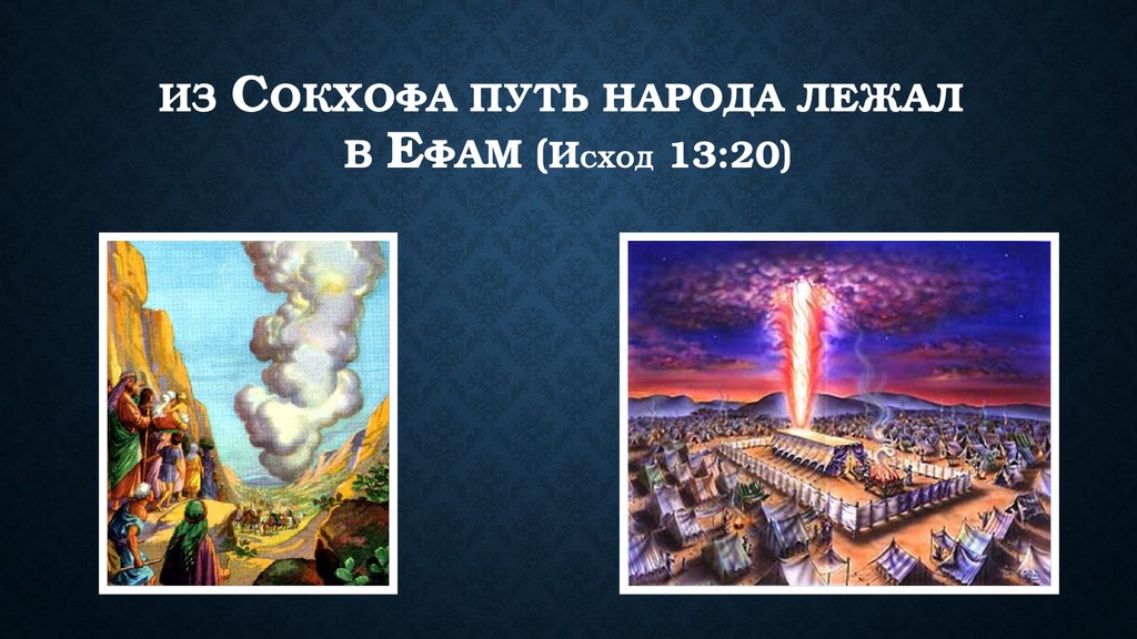 Путь народов. Исход израильского народа из Египта и вхождение.... Презентация на тему выхода евреев из Египта. Исход глава 13. Ефам.