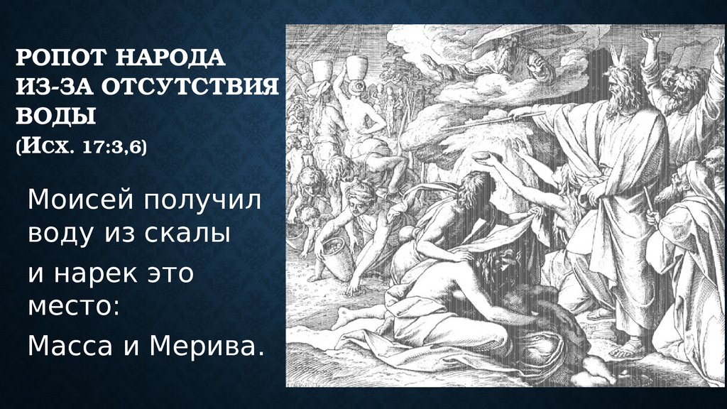 Слово ропот. Ропот. Значение слова ропот. Люди ропщут на Моисея.