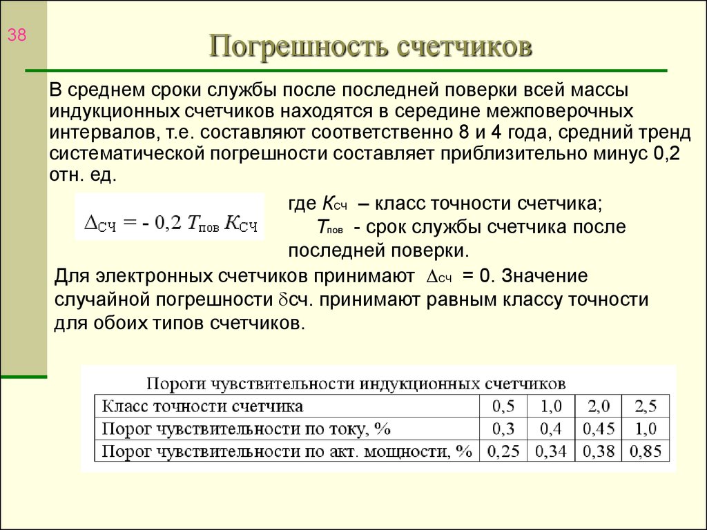 Погрешность измерений расходомеров. Формула погрешности прибора учета электроэнергии. Формула расчёта погрешности электросчётчика.