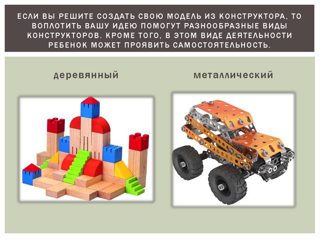 Презентация виды конструкторов