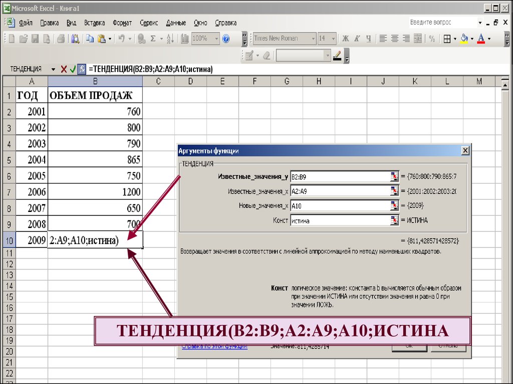 Функция тенденция. Тенденция в excel. Функция тенденция в excel. Тренд в эксель. Функция тренда в excel.