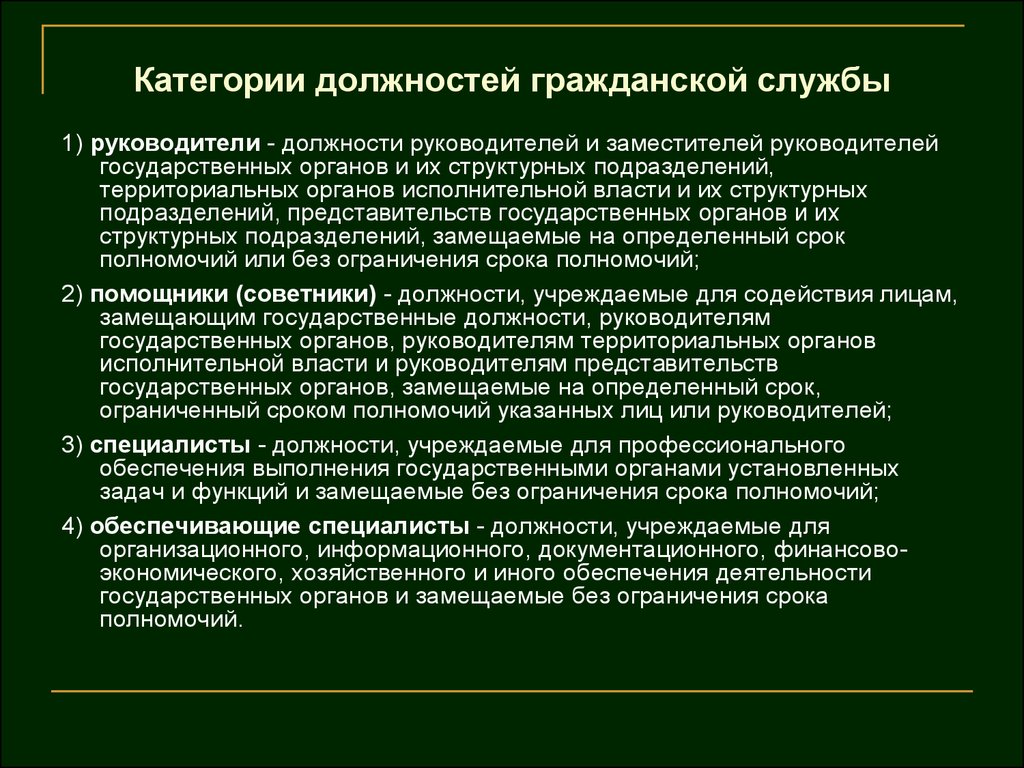 Лицо замещающее государственную должность полномочия