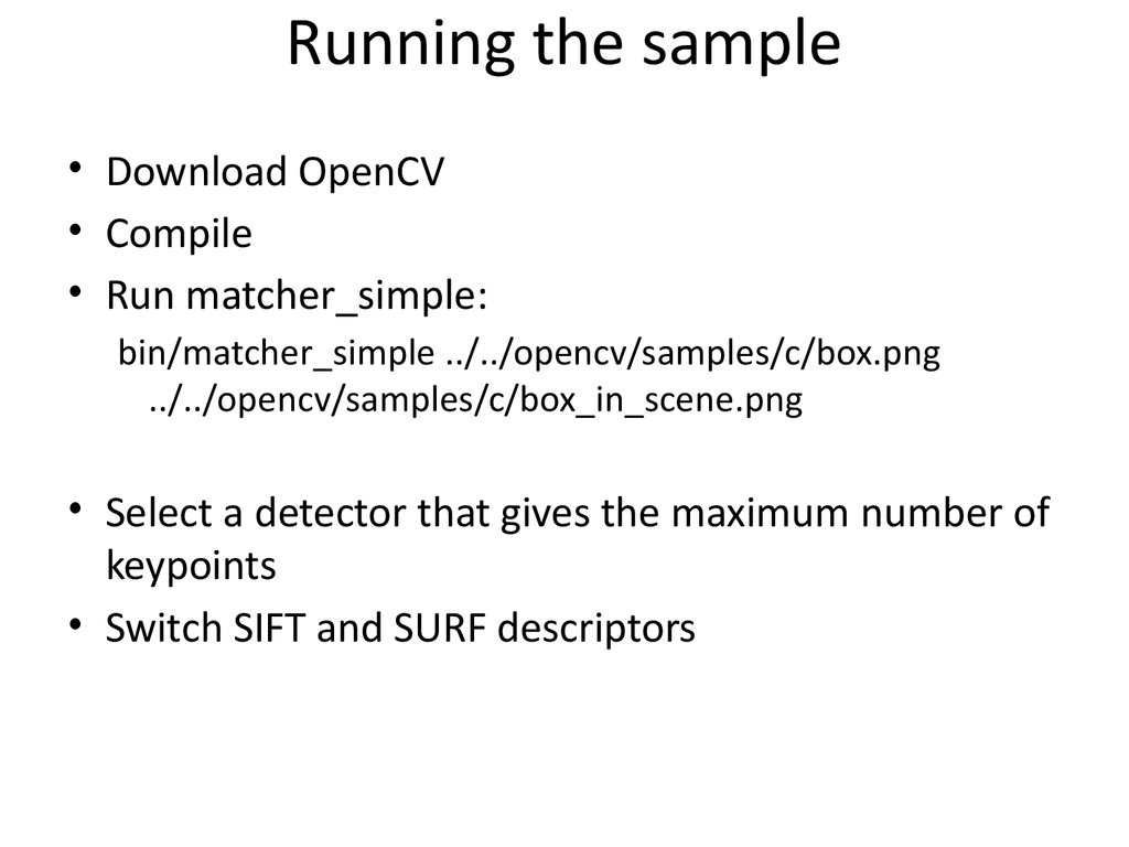 Opencv Tutorial Lecture 2 Online Presentation