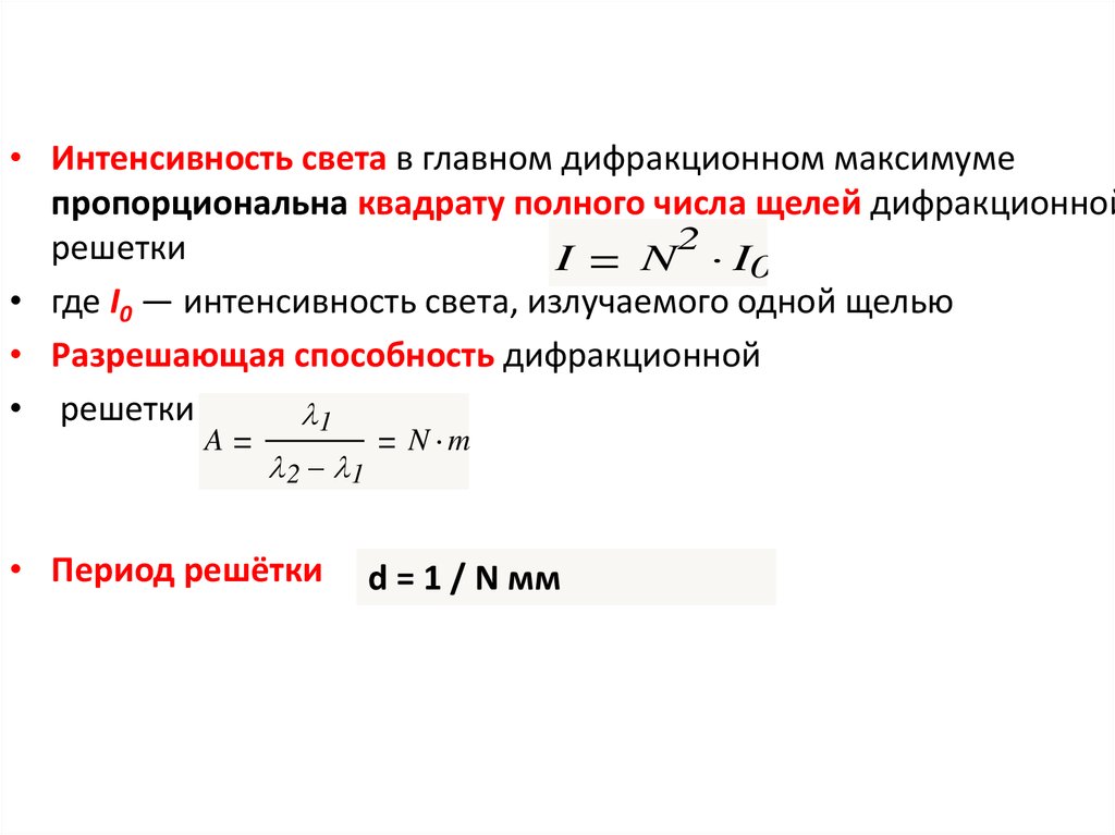 Развитие волновой теории света презентация