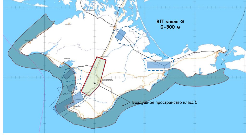 Воздушное пространство карта