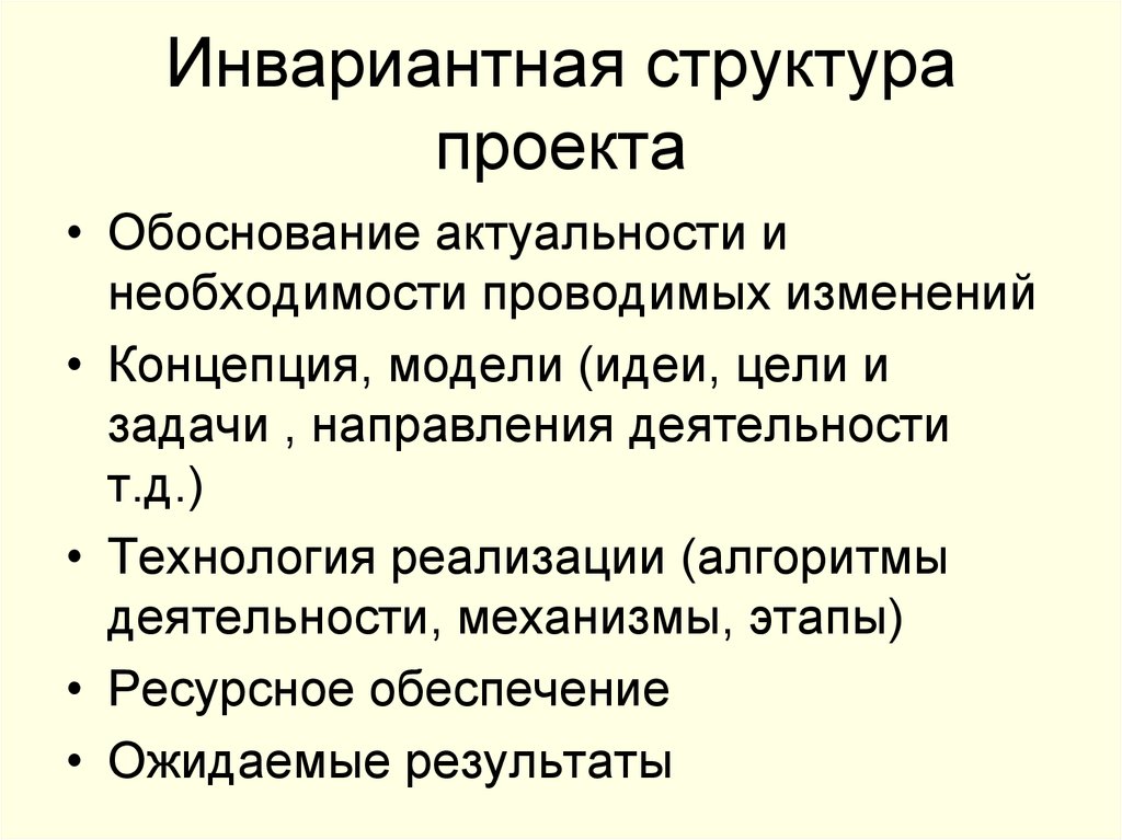 Инвариантная часть учебного плана