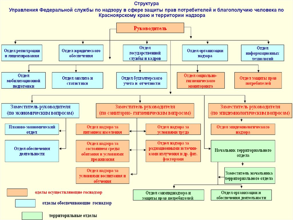 Территориальные органы роспотребнадзора и иные органы