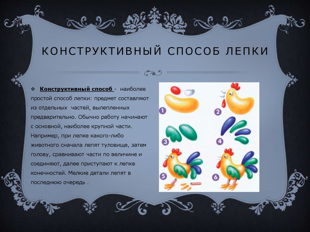 Способы лепки. Конструктивный способ лепки. Конструктивный вид лепки. Конструктивный способ лепки в детском саду. Способы объемной лепки.