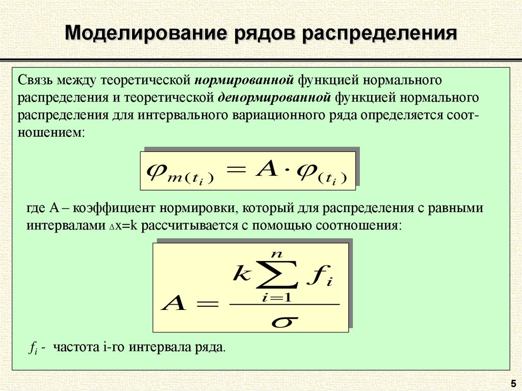 Наибольшая частота вариационного ряда