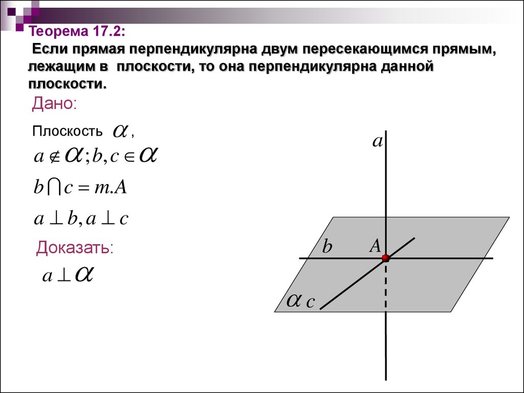 Если прямая перпендикулярна двум прямым лежащим. Если прямая перпендикулярна к двум пересекающимся прямым. Если прямая перпендикулярна плоскости то она двум пересекающимся. Если прямая перпендикулярна к двум пересекающимся. Если прямая перпендикулярна двум пересекающимся прямым плоскости то.