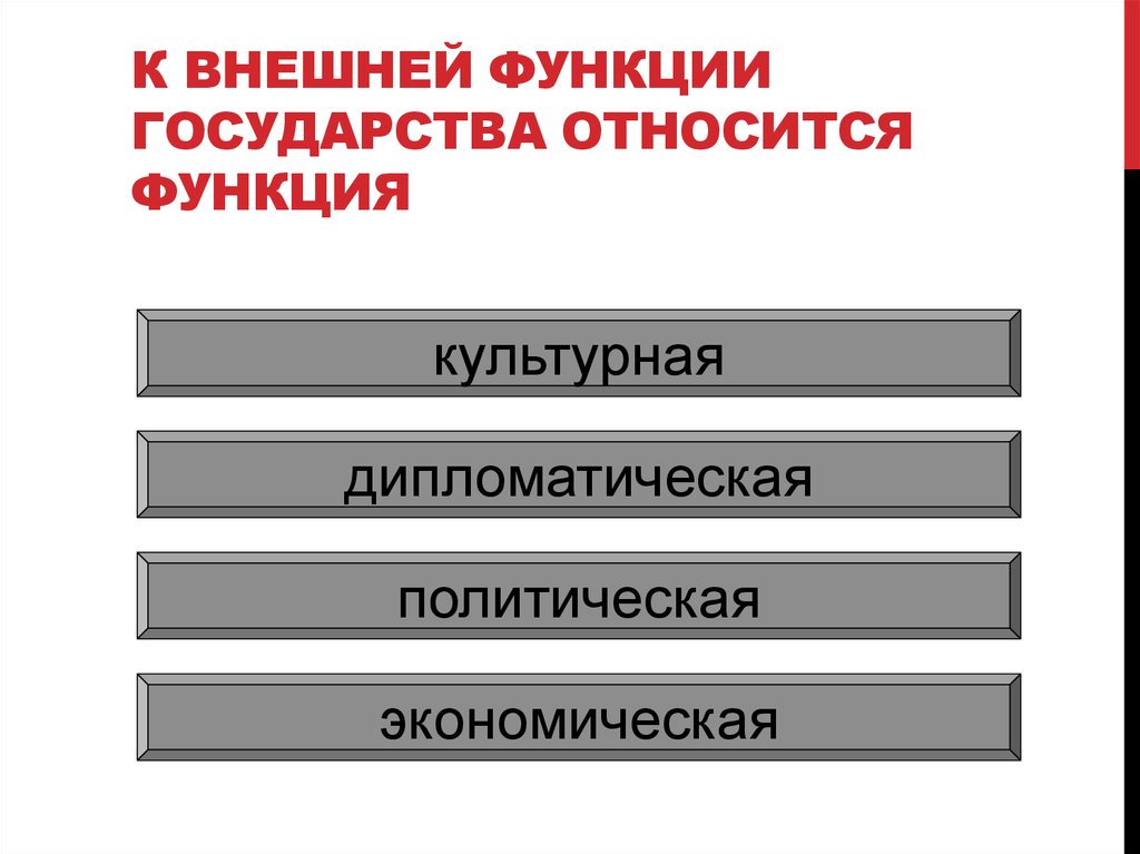 Что является признаком государства типа. К внешним функциям государства относится. К внешним функциям государства относят:. Внешние функции государства. К внешним функциям относятся.