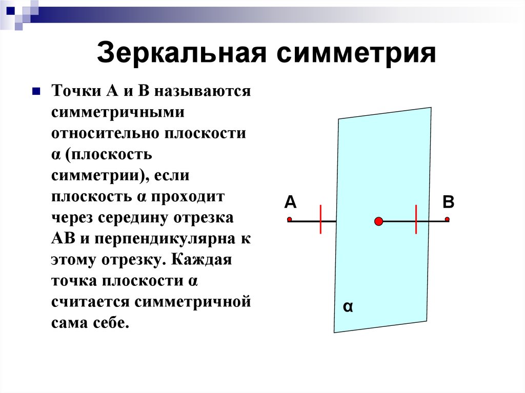 Проект зеркальная симметрия