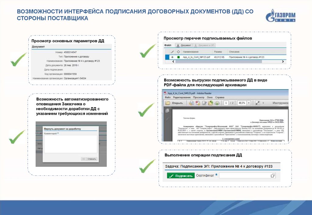 Интерфейс возможности