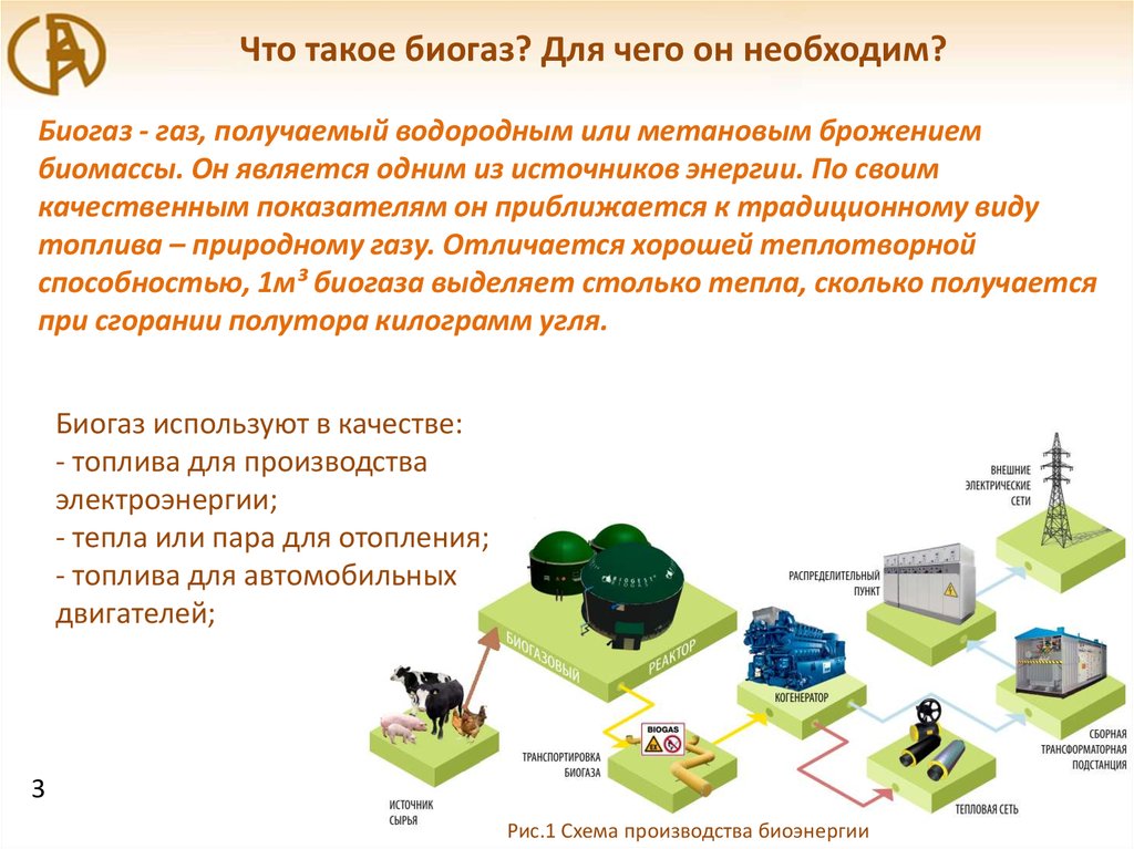 Производство биогаза презентация