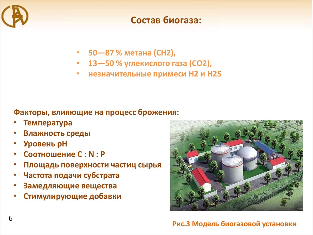 Презентация на тему биогазовые установки