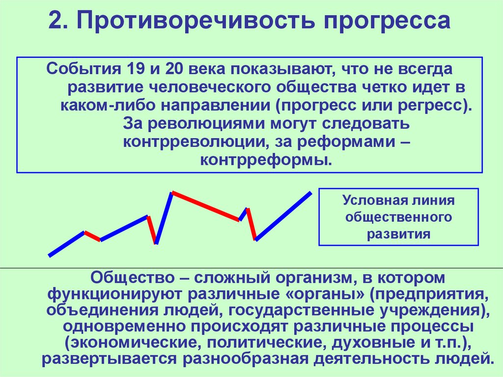 Представьте что вы делаете презентацию к уроку обществознания по теме общественный прогресс