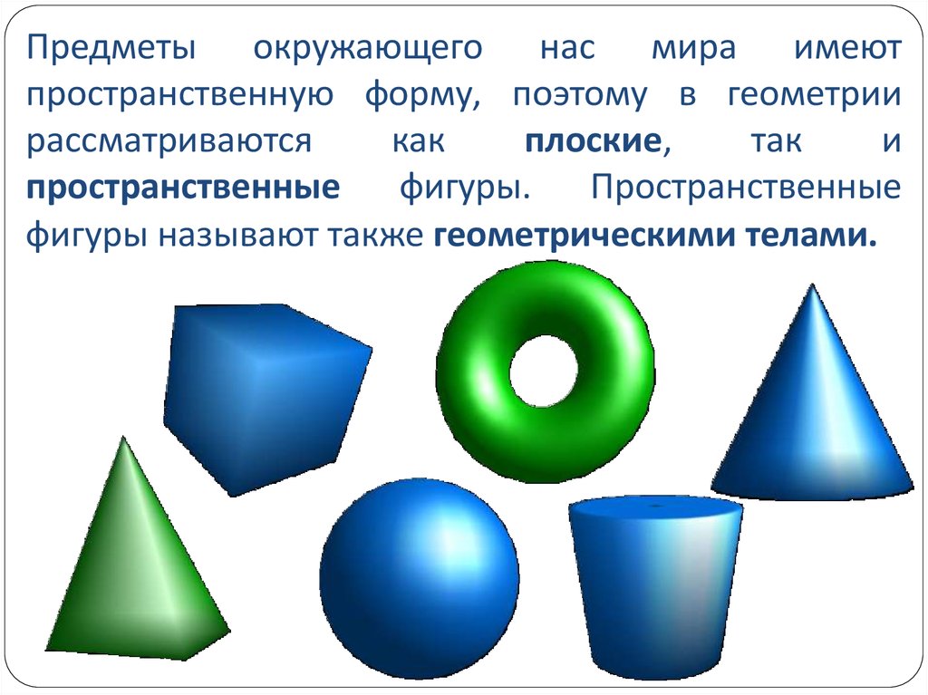 Плоские геометрические фигуры презентация