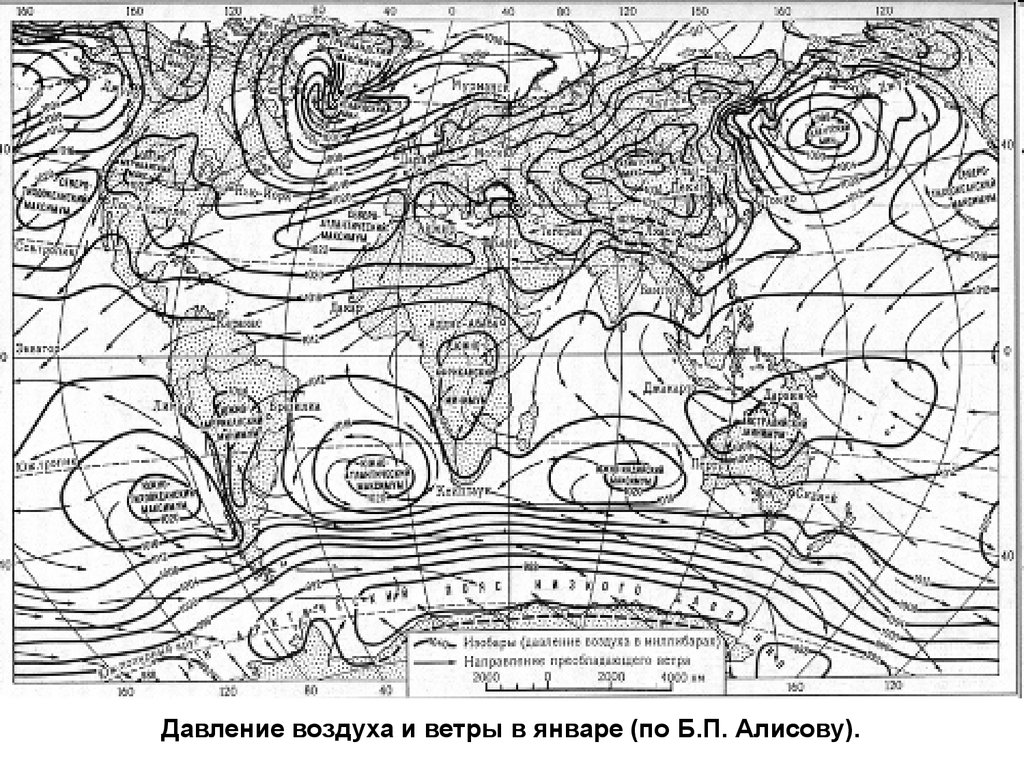 Карта атмосферного давления беларусь