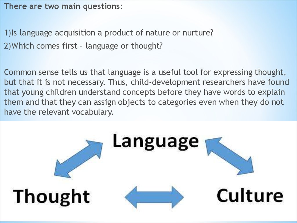 Main questions. Interaction between language and Culture. Language and Culture ppt. Interrelations between language and Culture.. Interaction between language and Culture presentation.