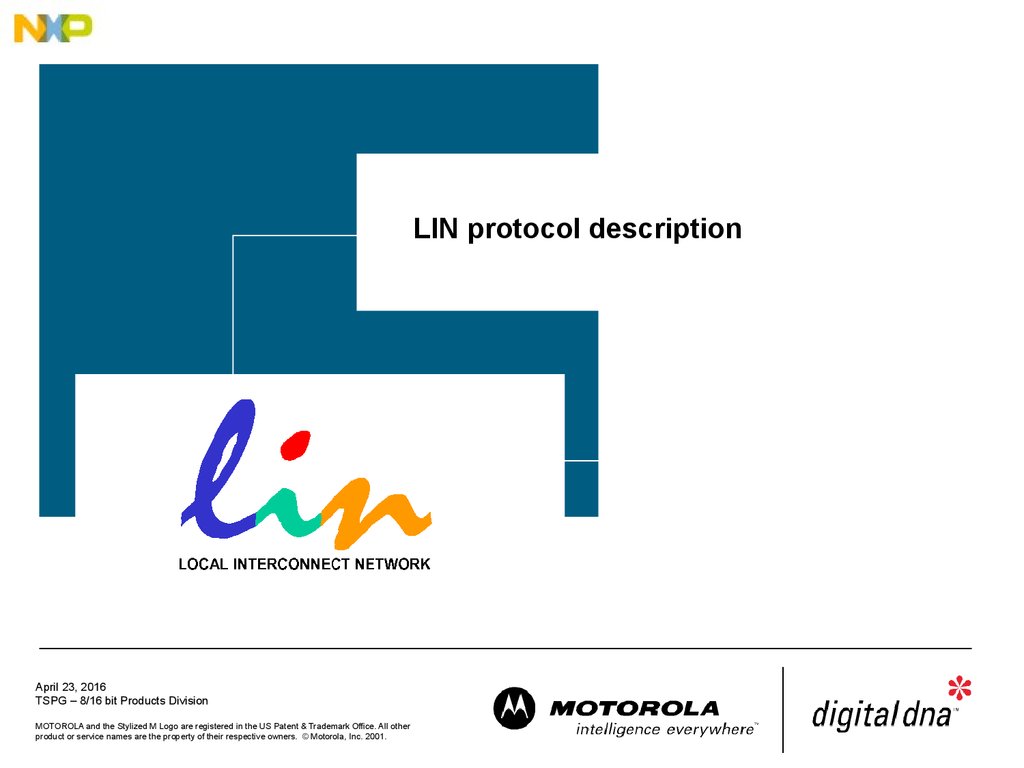 LIN protocol description