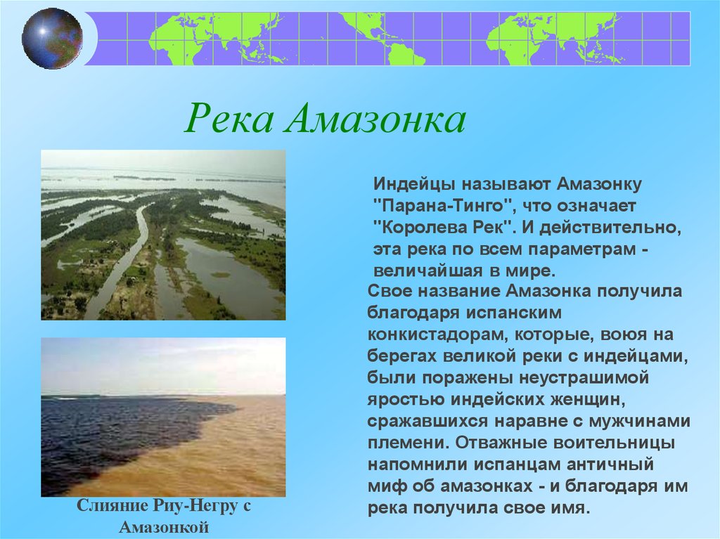 Река амазонка проект