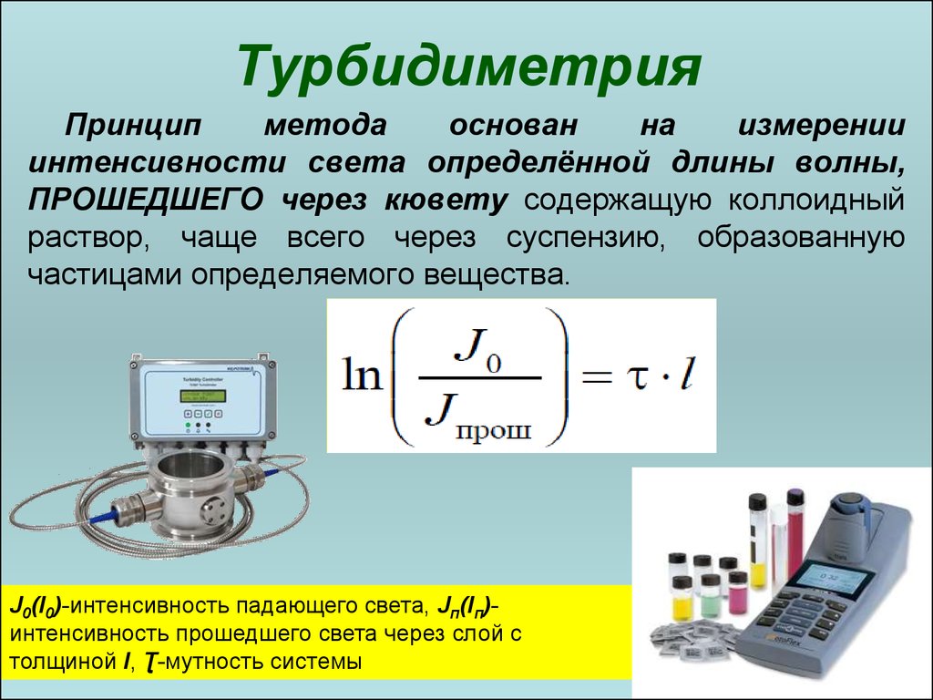 Метод основанный на измерении. Турбидиметрия метод измерения. Нефелометрия и турбидиметрия методы анализа. Турбидиметрический метод принцип. Схема турбидиметрического анализа.