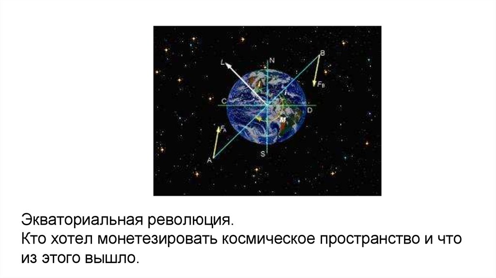Экваториальная революция. Кто хотел монетезировать космическое пространство и что из этого вышло.
