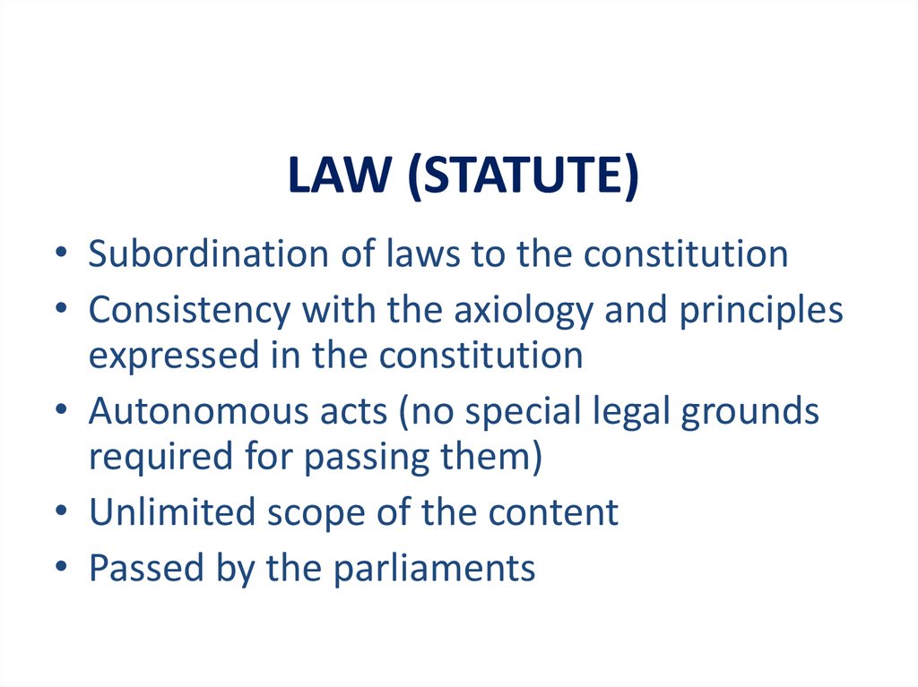 Example Of Statute Law Uk at Wendy Billingsley blog